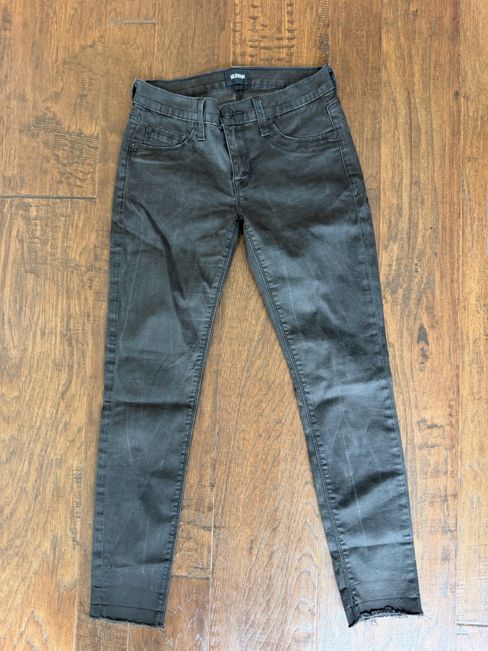 Hudson Jeans Black Women's Harkin Crop Skinny Ankle Jeans